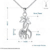 Graceful Love Giraffe Necklace To Daughter Love Mom