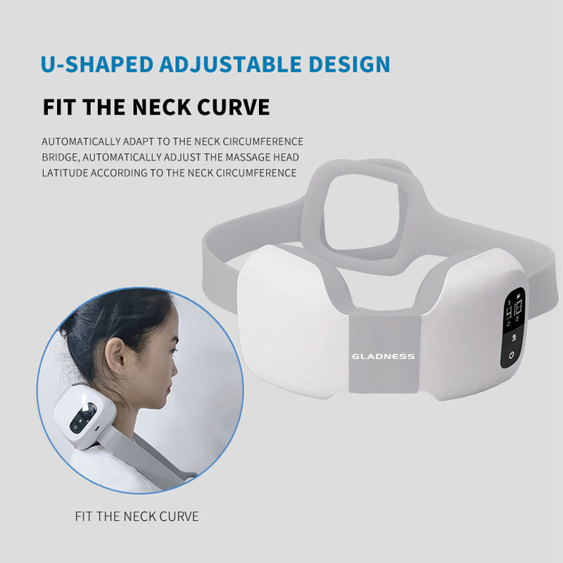 Breo iNeck2 Shoulder Neck Massager | Heat Compression | Deep Kneading Portable
