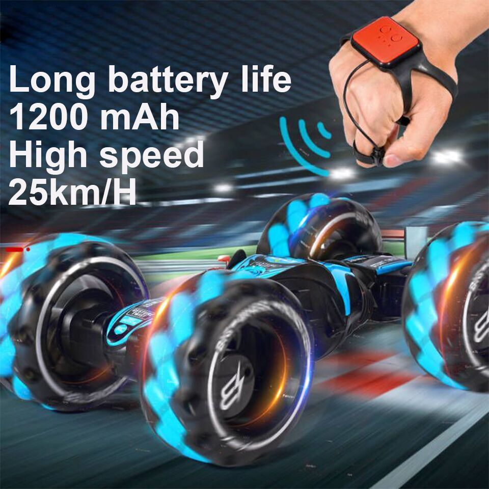 【🎁Perfect Gift】Gesture Sensing RC Stunt Car With Light & Music