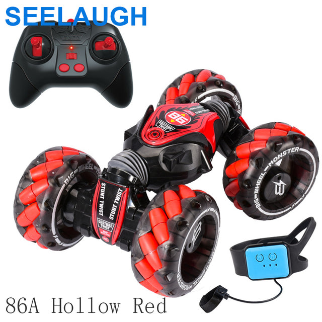 【🎁Perfect Gift】Gesture Sensing RC Stunt Car With Light & Music