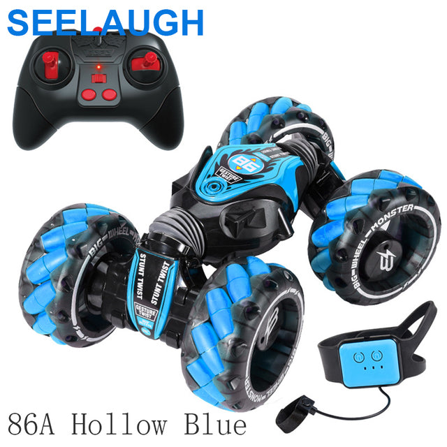 【🎁Perfect Gift】Gesture Sensing RC Stunt Car With Light & Music
